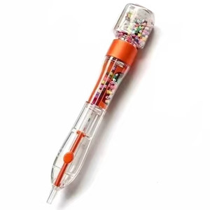 Bolígrafo de cuentas de plástico con dispensación automática y suave para niños, manualidades, temática de animales y naturaleza, 4-6 años - Product Image 3