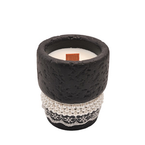 Pearl Lace Gypsum <b>Cup</b> Scented Candle Natural Soy Wax Smokeless Elegant Indoor Atmosphere Decor Luxury Fragrance Ornament Gift - Product Image 6