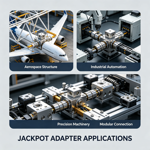 Adaptador Jackpot Personalizado, Mecanizado CNC de Precisión Aeroespacial, Adaptador de Aluminio, Titanio y Acero Inoxidable - Product Image 6