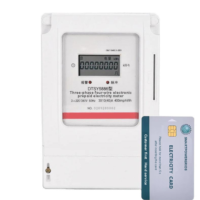Hot Selling 2025 Wall-mounted WiFi Multimeter High Accuracy Prepaid Energy Meter for Three-Phase Meters