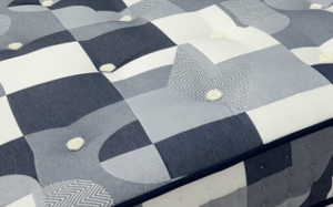 <span class=keywords><strong>Materasso</strong></span> ibrido dal Design moderno nuovo lancio classico blu bianco reticolo primavera tranquilla traspirante per la camera da letto Villa dell'hotel di casa - Product Image 4