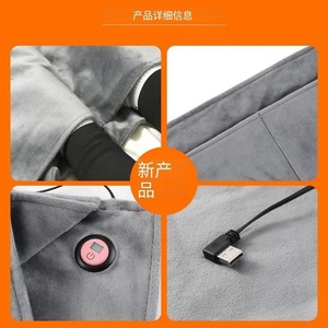 Foot Warmer Graphene <b>Heating</b> Pad 30x50cm <b>USB</b> Powered Grey Overheat Protection For General Use - Product Image 4