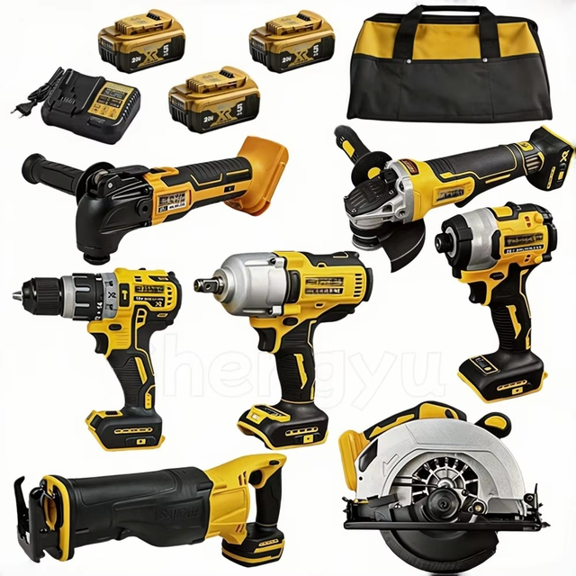 Professional-grade 20V Cordless Power Tool Set, Suitable for Industrial Maintenanceconstruction Outdoor Work.screwdriver Set