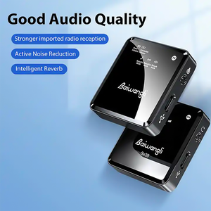 Micrófono Lavalier inalámbrico Ligero Grabación de sonido 3D Micrófono inalámbrico para iPhone Cámaras <span class=keywords><strong>Android</strong></span> Grabar Vlogs Transmisión en vivo - Product Image 3