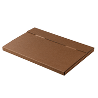 Boîtes pliables en carton écologique et recyclable avec logo personnalisé, impression par estampage, pour emballages cadeaux et artisanat