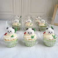 1 kg de guimauves en forme de panda et de canard, bonbons doux et sucrés pour garniture de desserts, gelée, pâtisserie, gâteaux, cupcakes, fournitures de décoration