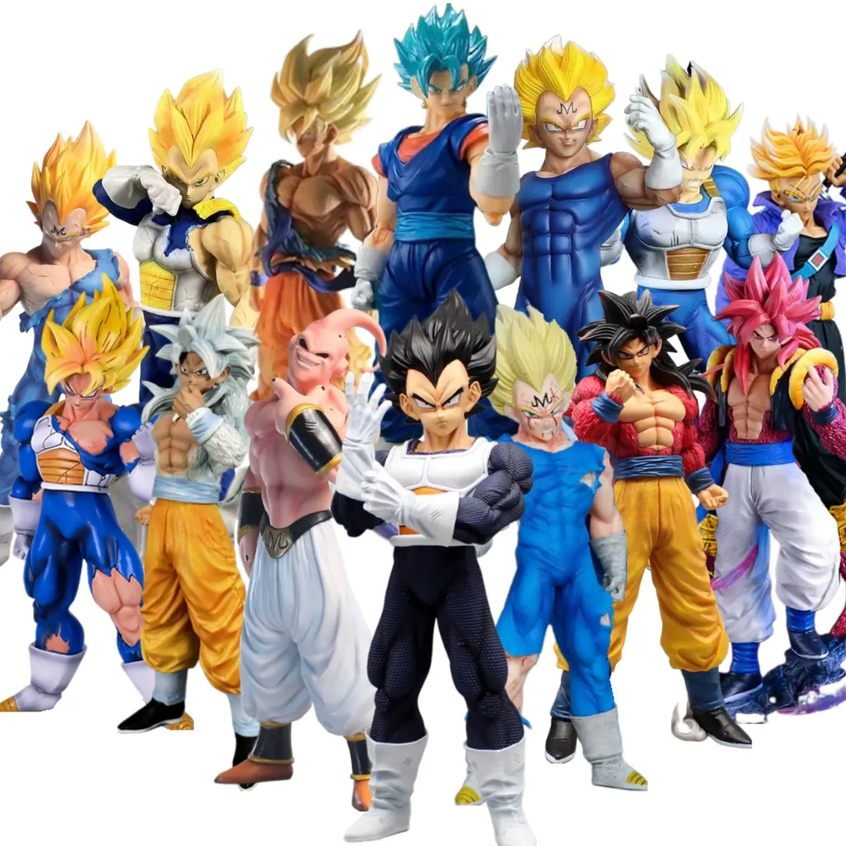 14 Arten von Animedrachen DBZ Vegeta Son GoKu Cartoon Anime Statue PVC Actionfigur Puppe Sammlungs-Spielzeug Geburtstagsgeschenk für Kinder