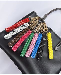 Fashion <b>Bag</b> Charms Lanyard Accessories Handmade Macrame Woven Rope Purse Pendant Keychain for Car Keychain <b>Bag</b> Phone Camera - Product Image 1