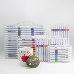 <span class=keywords><strong>Pennarelli</strong></span> Acrilici a Punta Singola 12/24/36/48 Colori, Set Artistico Impermeabile e Sicuro <span class=keywords><strong>per</strong></span> <span class=keywords><strong>Tela</strong></span>, Legno, Pietra - Product Image 3