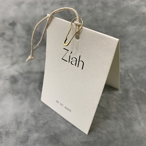 Tùy Chỉnh Thời Trang Người Đàn Ông Của/Phụ Nữ Của Trung Tâm Quần Áo Gấp Quần Jean Hạt Giống <span class=keywords><strong>Hangtag</strong></span> Sinh Thái Thân Thiện Tái Chế Treo Thẻ - Product Image 2