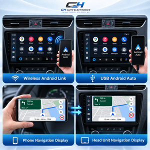 วิทยุติดรถยนต์สำหรับ FIAT Fiorno Qubo Citroen Nemo Peugeot Bipper ระบบมัลติมีเดีย 2Din Android Octa Core พร้อมระบบนำทาง GPS และ Android Auto - Product Image 4
