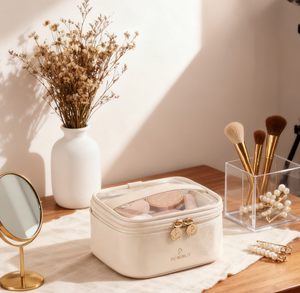 Bolsa <span class=keywords><strong>de</strong></span> Cosméticos Impermeable <span class=keywords><strong>de</strong></span> Cuero PU Personalizada al por Mayor, Bolsa <span class=keywords><strong>de</strong></span> Maquillaje <span class=keywords><strong>de</strong></span> Viaje Cuadrada Pequeña con Cierre, Organizador <span class=keywords><strong>de</strong></span> Artículos <span class=keywords><strong>de</strong></span> Aseo Portátil - Product Image 5