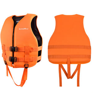 سترة نجاة: سترات نجاة متعددة الألوان، سترات نجاة بحرية، مخصصة للسباحة وركوب الكاياك، سترة إنقاذ من النيوبرين عالية الطفو - Product Image 2