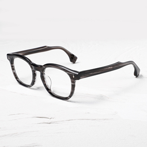JMM81RX Gafas ovaladas con montura completa, color sólido, anti-UV, unisex, para adultos, monturas para corrección de la visión - Product Image 2