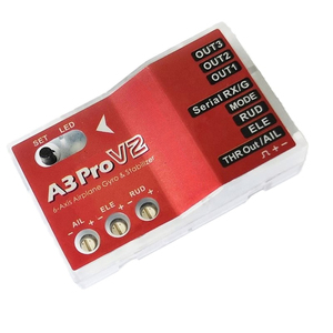 HobbyEagle Mini piezas de avión RC A3 Pro <span class=keywords><strong>V2</strong></span> Control de vuelo de ala fija grúa autoestable juguete giroscopio de tres ejes de alta precisión - Product Image 4