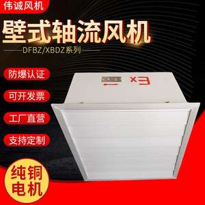 Direct usine XBDZ/DFBZ-8 #   Ventilateur axial carré à faible bruit, nouveau type, mural, antidéflagrant, prix préférentiels - Product Image 4