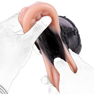 Fantaisie bête <span class=keywords><strong>bouche</strong></span> moule Silicone souple Masturbation tasse fantaisie sexuelle mâle masturbateur adulte Sex Toy prix de gros - Product Image 4