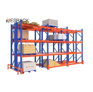 NESRACK Q235B Estante de almacén resistente sin pernos de acero Sistema de estantería de palés Estante de metal - Product Image 1