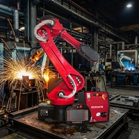 Nouveau robot de soudage automatique à 6 axes pour structures en acier, poutres en H (monté sur rail)
