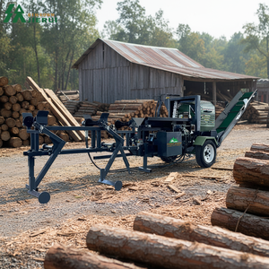 Vente directe d'usine, processeur <span class=keywords><strong>de</strong></span> bois hydraulique portable <span class=keywords><strong>de</strong></span> 15T, alimenté par moteur électrique/diesel et essence - Product Image 1