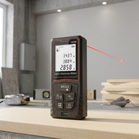 Télémètre laser portable intelligent 100M, télémètre infrarouge, précision au millimètre près, grand écran rétroéclairé pour la mesure