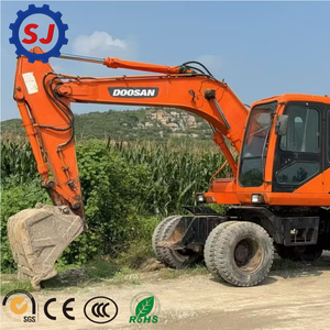 Excavadora de Ruedas Usada Premium Doosan 150W-7 de 15 Toneladas con Caja de Cambios, PLC, Rodamientos y Bomba Originales, Garantía de Entrega Puntual - Product Image 3