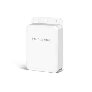 4-port 1000Mbps tahan air POE Extender 1 IN 3 OUT 10/100Mbps untuk POE Switch NVR kamera IP