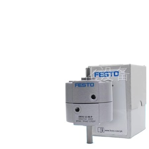 Actuador Rotatorio Angular de Doble Efecto Compacto y Ligero DRVS-8-90-P, Cilindro Neumático Oscilante con Rosca Interna - Product Image 3