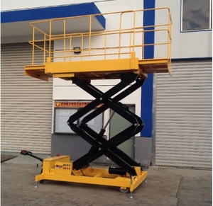 Elevador de Tijera Móvil para Construcción (Altura Máxima 4m) con Cable, Nuevo Equipo de Elevación Metálico - Product Image 3