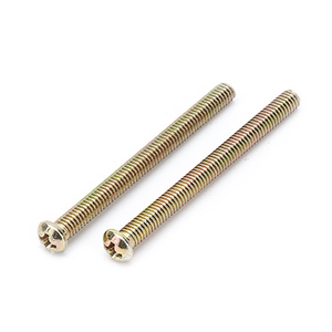 Acero al carbono <span class=keywords><strong>cabeza</strong></span> Extra larga <span class=keywords><strong>perno</strong></span> con <span class=keywords><strong>cabeza</strong></span> <span class=keywords><strong>avellanada</strong></span> Cruz ranura tornillo - Product Image 5