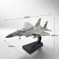 Modèle d'avion de chasse F-15 à l'échelle 1/72, kit de construction DIY, mini-avion militaire, ornement pour la maison, le bureau, la décoration de bureau, ensembles de blocs de construction