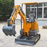 Nouvelle mini pelle sur chenilles SDBM PC12.3 1.2ton avec système hydraulique moteur Moment de charge élevé à vendre