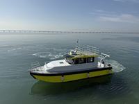 Bateau Pilote en Aluminium Haute Vitesse, Bateau de Travail Professionnel pour le Pilotage et le Sauvetage