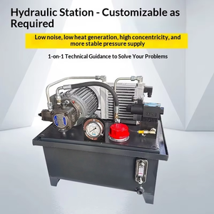 HUADEYEYA <b>Small</b> Hydraulic <b>Pump</b> Station System with Oil <b>Pump</b> Motor Set 0.75/1.5/2.2KW Power Options 100kg - Product Image 2