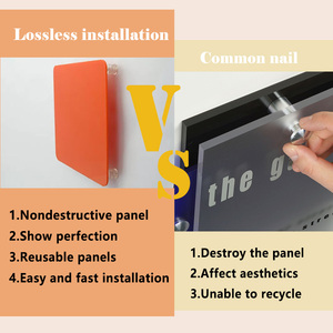 Acrylic dấu hiệu standoff vít 14mm-20mm-25mm nhựa vô hình quảng cáo Nail Fastener cho tấm cố định hoặc dấu hiệu - Product Image 2