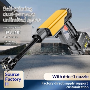 Nouvelle Laveuse de Voiture Électrique <span class=keywords><strong>Haute</strong></span> <span class=keywords><strong>Pression</strong></span> 300W 30BAR avec <span class=keywords><strong>Batterie</strong></span> au Lithium Makita, en Acier Inoxydable, Portable et Sans Fil - Product Image 3