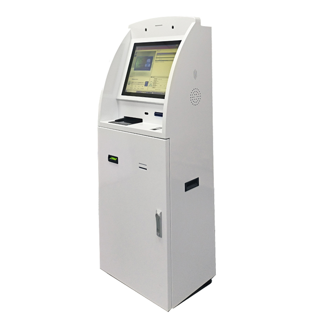 Touch Screen Self Service Credit Card Printer Kiosk for Bank