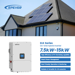 Chargeur solaire hybride ELS10K 51,2V/48V à onde sinusoïdale pure avec MPPT pour usage domestique et commercial, monophasé connecté au réseau - Product Image 2