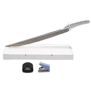 Cortadora de Papel Multifuncional Tres en Uno GL-<span class=keywords><strong>210</strong></span> A4, Redondeadora y Perforadora para Oficina y Hogar - Product Image 2