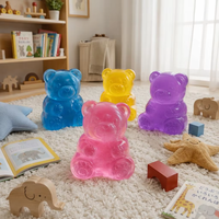 Jouet anti-stress en maltose en forme d'ours à presser pour enfants de 5 à 7 ans, jouet sensoriel à récupération lente, vente en gros