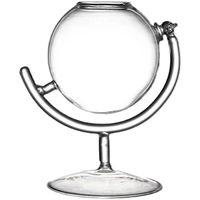 Verre à cocktail globe multifonctionnel en cristal sans plomb soufflé à la main, durable, 330 ml, créatif, personnalisé, pour les fêtes