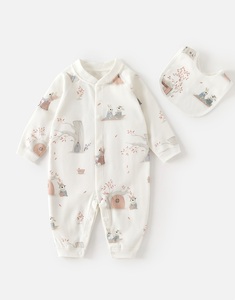 Tutina per Neonati Guai <span class=keywords><strong>in</strong></span> <span class=keywords><strong>Cotone</strong></span> Premium, Senza Cuciture, Leggera, Morbida e Traspirante, a Maniche Lunghe, Abbigliamento per Neonati - Product Image 4