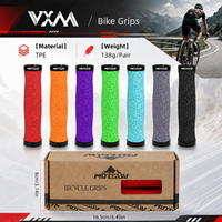 Puños de Manillar MOTSUV para Bicicleta, TPE, Textura de Telaraña, Resistentes al Sudor, Alivio de Presión, Antideslizantes, 142x33mm, Accesorios para Bicicleta de Montaña, OEM, Venta al Por Mayor