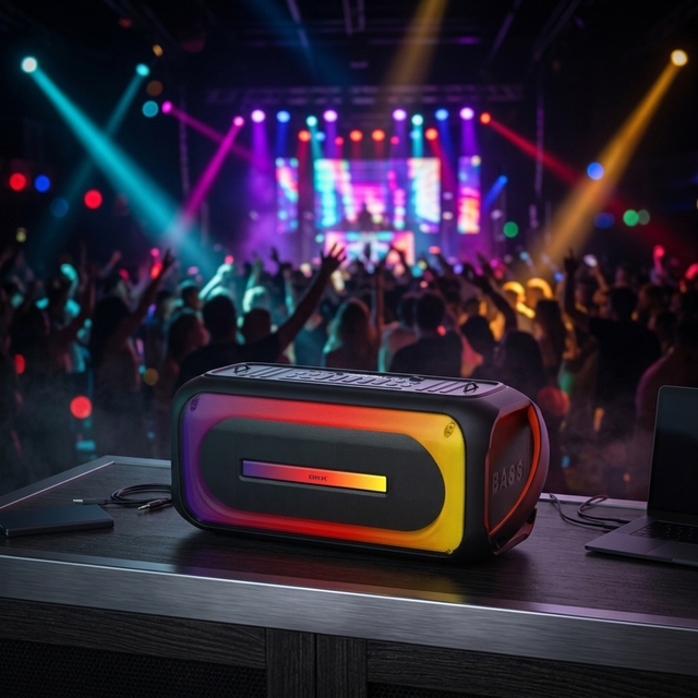 BKK Manufacturer 6.5 Inch Wireless Speaker of 50W Big Power Bass Soundbox with RGB Light