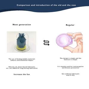 Kunden spezifische Farbe nach Belieben, vergrößerte und verdickte integrierte Kondome Kondom für Männer Sapot Magic Kondom - Product Image 2