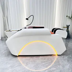 Salon Shampoo Chair Water Head Therapy Wider Electric Intelligent Spa Massage Table Head Spa Shampoo Bed