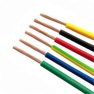 Câble de fil de cuivre isolé par PVC à un noyau de BVR 1.5mm-6mm 220V évalué pour le câblage à la maison et le ROHS automatique pour le câblage certifié de bâtiment - Product Image 1