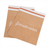 Sacs d'expédition compostables personnalisés, enveloppe/sac en papier kraft, sac d'emballage cadeau