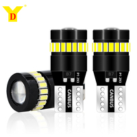 24V T10 Wedge LED Ampoule 3014 18SMD Lecture Dôme Lumière Instrument Plaque Lampe W5W 194 SX124 Voiture Lumière Accessoires 12V T10 3030