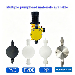 Pompe doseuse à membrane mécanique avec membrane en PTFE et tête en PVC/304SS/316SS 0,5 CV pour la dosage de liquides chimiques acides et chlorés - Product Image 2